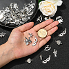 100Pcs 10 Style Tibetan Style Alloy Pendants TIBEP-CJ0001-83-5