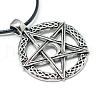 Alloy Pendant Necklaces NJEW-S381-008-1