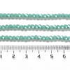 Electroplate Opaque Glass Beads Strands EGLA-A035-P3mm-A14-4