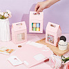Rectangle Paper Gift Bags with Window CON-WH0088-85B-3