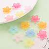 Frosted Acrylic Bead Caps X-MACR-S371-08A-6