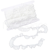 Gorgecraft 10 Yards Polyester Pleated Lace Trim OCOR-GF0003-52C-1