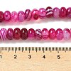 Natural Banded Agate Beads Strands G-F790-I01-01K-5