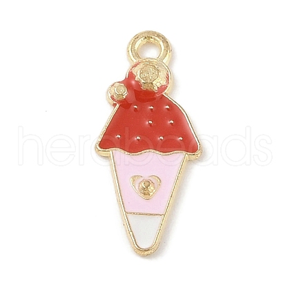 Food Series Alloy Enamel Pendants ENAM-Z010-04A-KCG-1