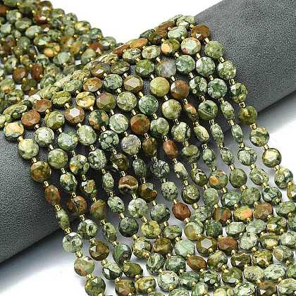 Natural Rhyolite Jasper Beads Strands G-C116-A74-02-1