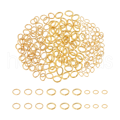 Unicraftale 180Pcs 3 Styles 304 Stainless Steel Open Jump Rings STAS-UN0060-99-1