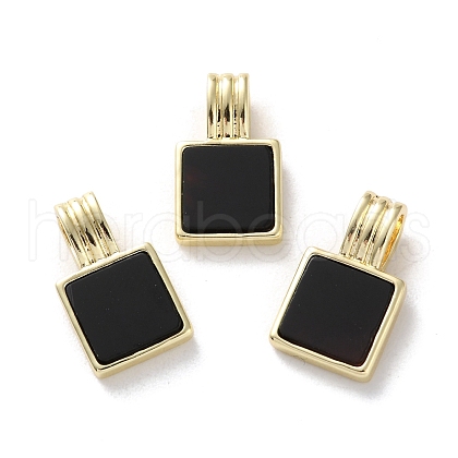 Natural Black Onyx(Dyed & Heated) Pendants G-B123-03G-02-1