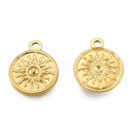 Ion Plating(IP) 201 Stainless Steel Pendants STAS-N098-223LG-1