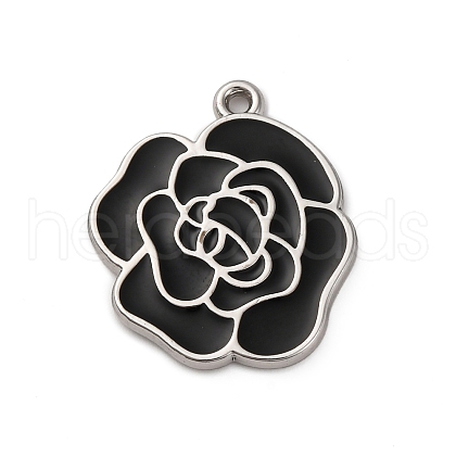 Alloy Enamel Pendants PALLOY-R162-13P-04-1
