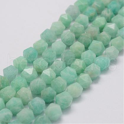 Natural Amazonite Bead Strands G-G970-10-10mm-1