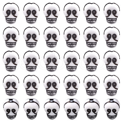 SUNNYCLUE 400Pcs Halloween Resin Beads FIND-SC0011-65-1