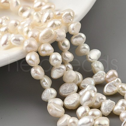 Natural Cultured Freshwater Pearl Beads Strands PEAR-A006-17B-1