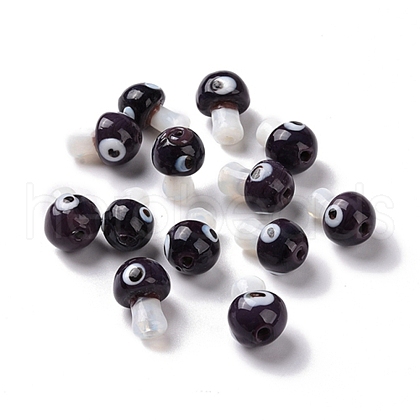 Handmade Evil Eye Lampwork Beads LAMP-D018-01H-1