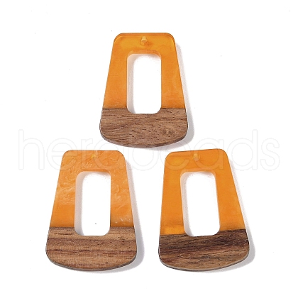 Resin & Wood Pendants WOOD-F015-11F-1
