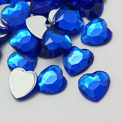 Imitation Taiwan Acrylic Rhinestone Cabochons GACR-A025-12x12mm-07-1