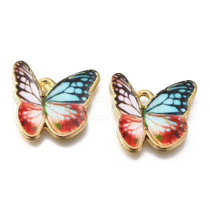 Alloy Enamel Pendants FIND-G078-35G-03-1