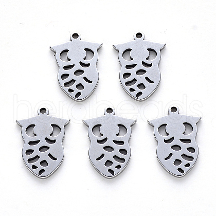 Tarnish Resistant 304 Stainless Steel Pendants STAS-N092-27-1