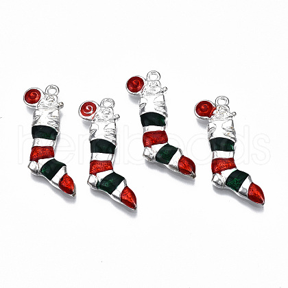 Alloy Enamel Pendants ENAM-Q443-006-RS-1
