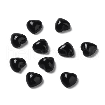 Natural Black Onyx Cabochons G-K337-09A-1