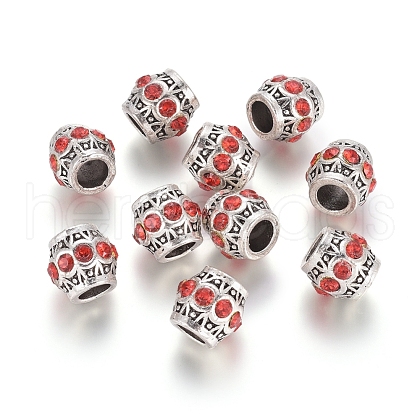 Tibetan Style Alloy European Beads MPDL-G031-04AS-1