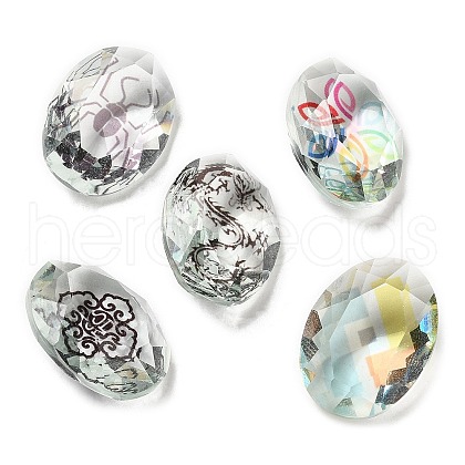 Pointed Back Glass Rhinestone Cabochons GLAA-B012-43A-1