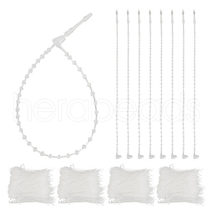 Plastic Hang Tag Fasteners FIND-WH0160-72A-1