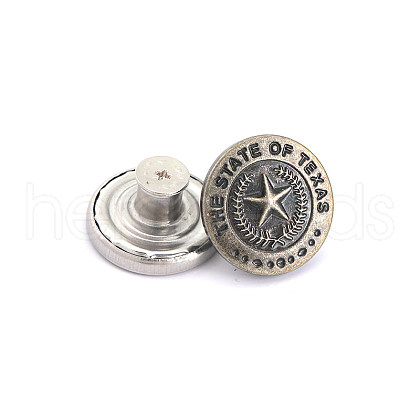 Alloy Button Pins for Jeans PURS-PW0009-01A-02-1