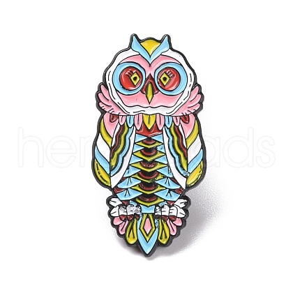 Owl Enamel Pin JEWB-H006-27EB-1