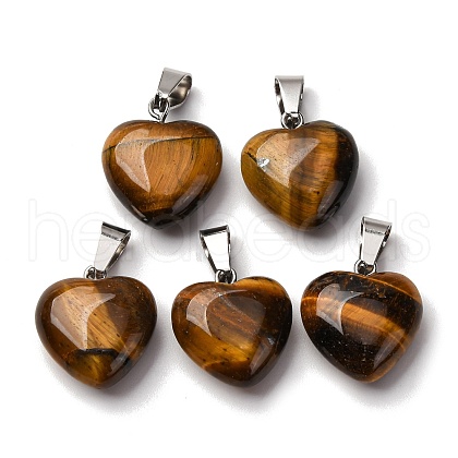 Natural Tiger Eye Pendants G-I311-A07-1