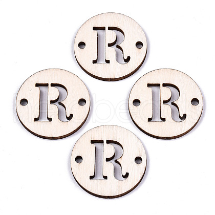 Unfinished Natural Poplar Wood Links Connectors WOOD-S045-140B-01R-1