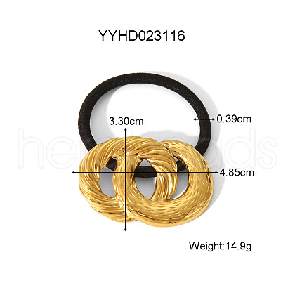 Simple Stainless Steel Hair Ties for Women SX8238-3-1