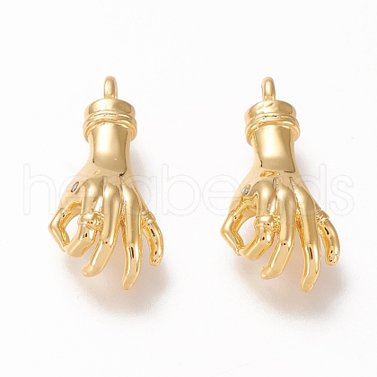 Brass ASL Pendants ZIRC-L098-031G-1