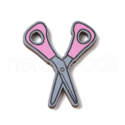 Color Printing Wood Pendants WOOD-S062-01A-1