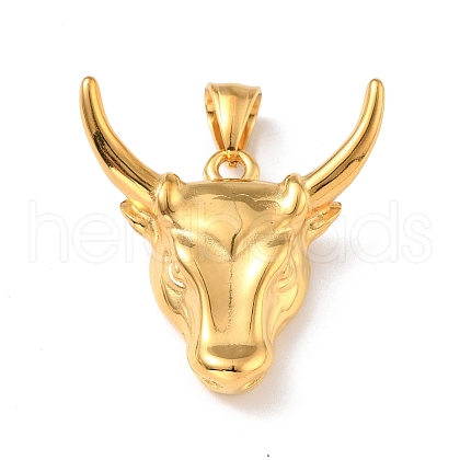 PVD Vacuum Plating 304 Stainless Steel Pendants STAS-E058-17G-1