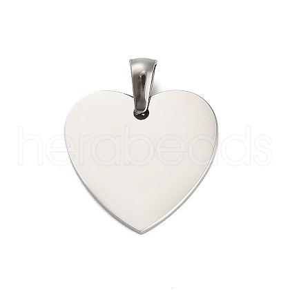 304 Stainless Steel Stamping Blank Tag Pendants STAS-Z126-02P-01-1