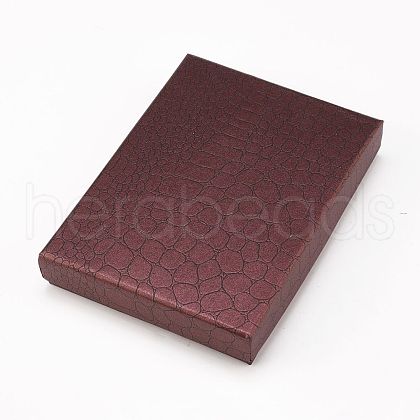 Python Pattern Cardboard Jewelry Set Boxes CBOX-L007-008D-1
