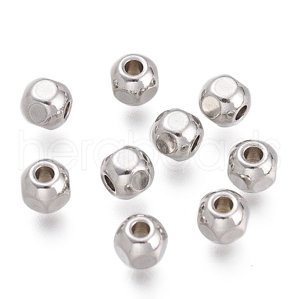 304 Stainless Steel Beads STAS-O130-01C-1