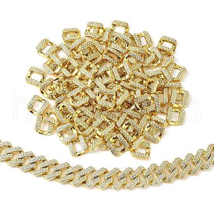 Acrylic Rhinestone Link Rings FIND-CJC0003-31-1