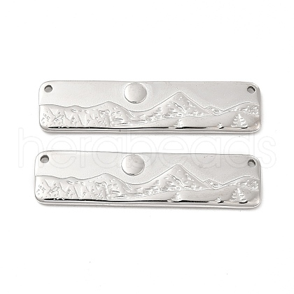 Non-Tarnish 304 Stainless Steel Pendants STAS-B032-25P-1