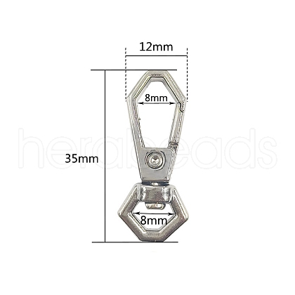 Alloy Swivel Clasps PW-WG74639-01-1