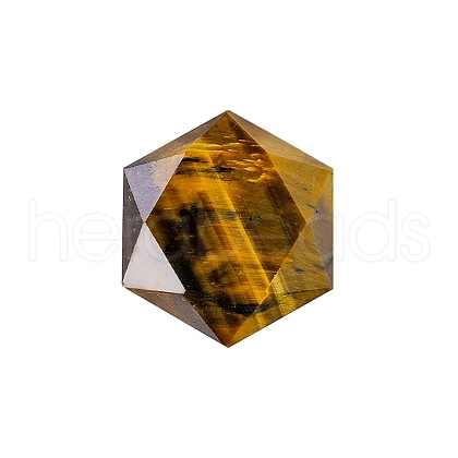 Natural Tiger Eye Healing Star of David Ornament PW-WG52742-02-1