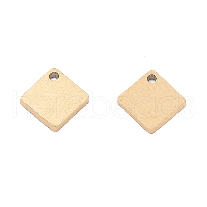 Ion Plating(IP) 304 Stainless Steel Pendants STAS-O133-08E-G-1