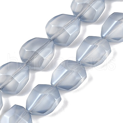 Electroplate Glass Beads Strands EGLA-C009-01A-PL03-1