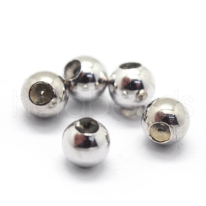 Anti-Tarnish Rhodium Plated 925 Sterling Silver Beads STER-I016-106A-P-1