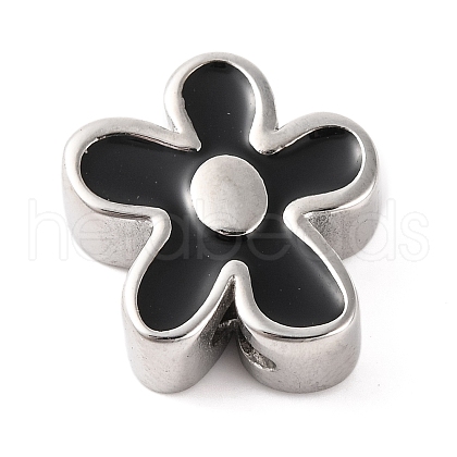 304 Stainless Steel Enamel Beads STAS-B070-07P-01-1