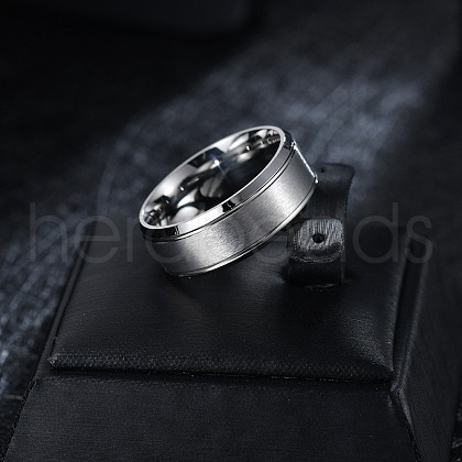 201 Stainless Steel Finger Rings for Men WG1765E-30-1