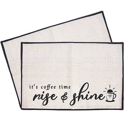 Coffee Theme Diablement Fort Cup Mats AJEW-WH0201-003-1