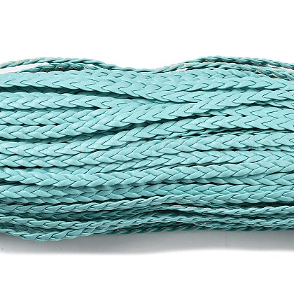 3-Ply PU Leather Braided Cord OCOR-Q059-01F-1