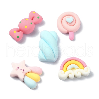 Dessert Theme Opaque Resin Decoden Cabochons RESI-G088-03-1