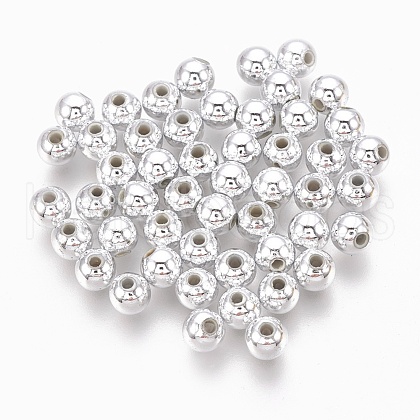 ABS Plastic Beads KY-G007-4mm-S-1